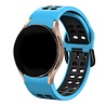 Strap-it® Strap-it Samsung Galaxy Watch 5 40mm sport square bandje (lichtblauw/zwart) Strap-it® Strap-it Samsung Galaxy Watch 5 40mm sport square bandje (lichtblauw/zwart)