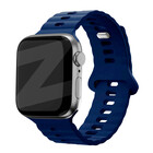 Bandz Bandz Apple Watch siliconen band 'Single Link' (donkerblauw)