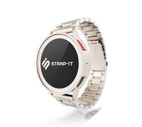 Strap-it® Samsung Galaxy Watch 6 Classic 47mm stalen band (sterrenlicht) Strap-it® Samsung Galaxy Watch 6 Classic 47mm stalen band (sterrenlicht)