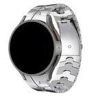 Strap-it® Strap-it Samsung Galaxy Watch 5 40mm steel iron band (zilver)