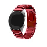 Strap-it® Samsung Galaxy Watch FE stalen band (wijnrood) Strap-it® Samsung Galaxy Watch FE stalen band (wijnrood)