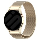Strap-it® Strap-it Samsung Galaxy Watch 4 Classic 42mm 'One push' Milanese band (champagne)