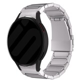Strap-it® Samsung Galaxy Watch 5 Pro 'One push' titanium band (zilver)