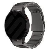 Strap-it® Samsung Galaxy Watch 5 40mm 'One push' luxe titanium band (grafiet)