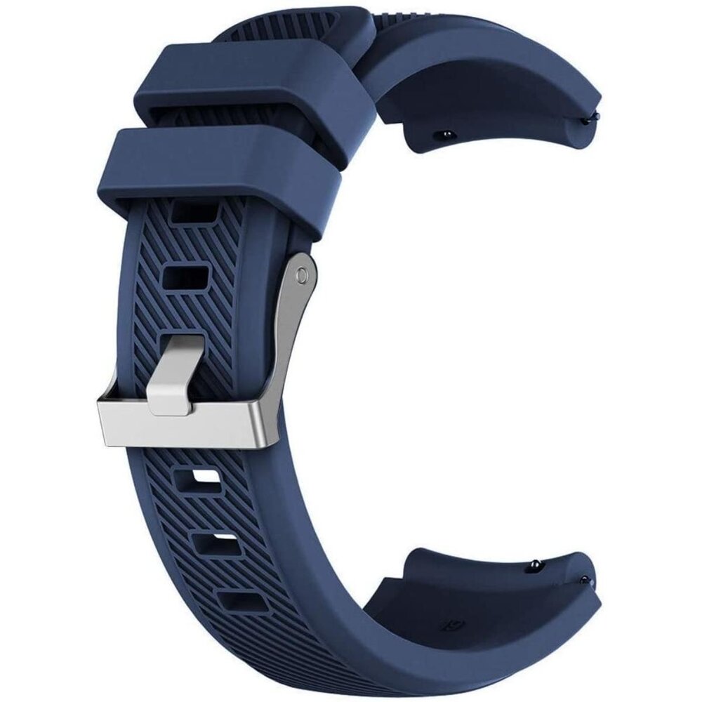 Strap-it® Strap-it siliconen horlogeband 22mm universeel (donkerblauw)