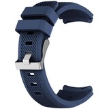 Strap-it® Siliconen horlogeband 22mm universeel (donkerblauw)