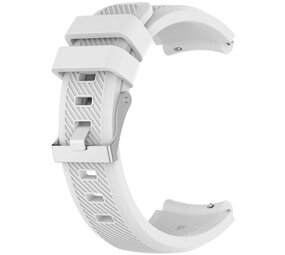 Strap-it® Siliconen horlogeband 22mm universeel (wit)
