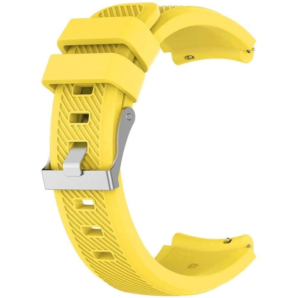 Strap-it® Strap-it siliconen horlogeband 22mm universeel (geel)