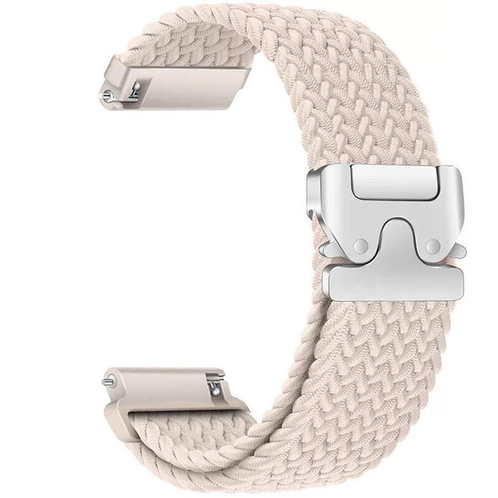 Strap-it® Strap-it Garmin Vivoactive 4s gevlochten band met P-buckle (sterrenlicht)