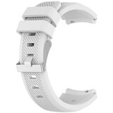 Strap-it® Siliconen horlogeband 20mm - universeel - wit