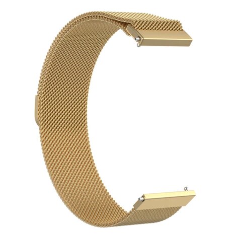 Strap-it® Strap-it Milanese horlogeband 20mm - universeel - goud