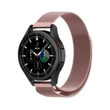 Strap-it® Samsung Galaxy Watch 4 Classic 46mm Milanese band (roze)