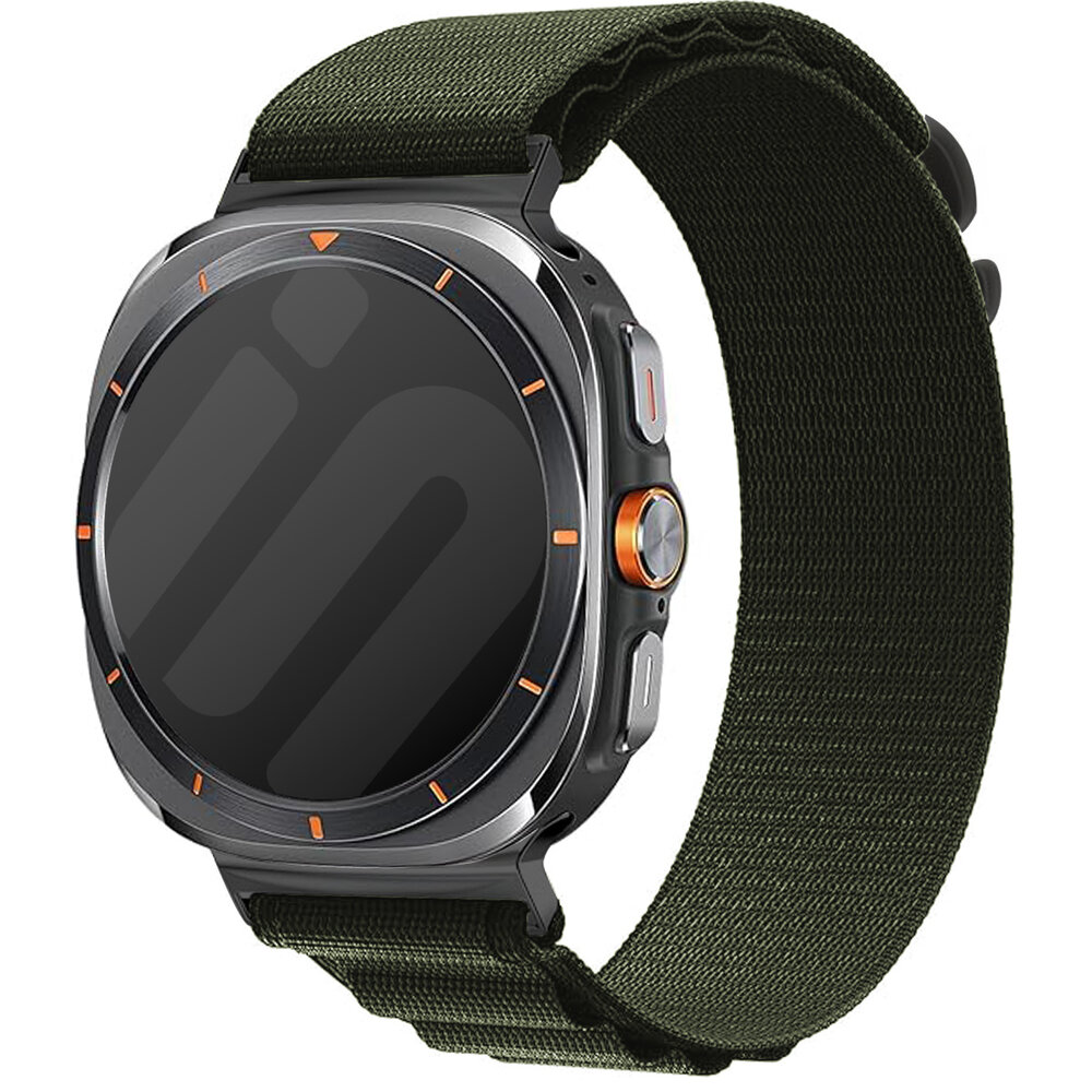 Strap-it® Strap-it Samsung Galaxy Watch Ultra Alpine band (groen)