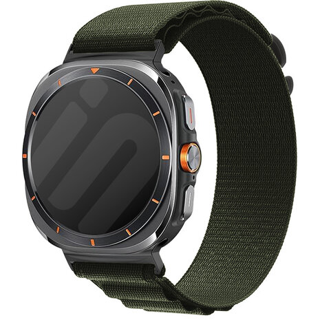 Strap-it® Strap-it Samsung Galaxy Watch Ultra Alpine band (groen)