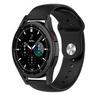 Strap-it® Strap-it Samsung Galaxy Watch 4 Classic 42mm sport band (zwart)