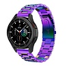 Strap-it® Strap-it Samsung Galaxy Watch 4 Classic 42mm stalen band (regenboog) Strap-it® Strap-it Samsung Galaxy Watch 4 Classic 42mm stalen band (regenboog)