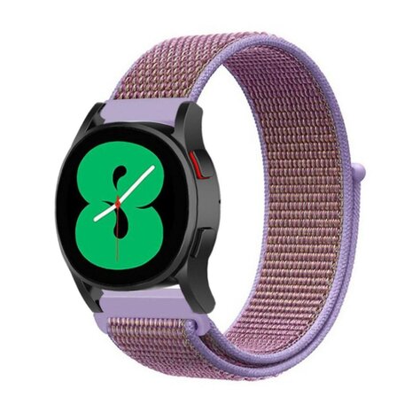Strap-it® Strap-it Samsung Galaxy Watch 4 - 44mm nylon band (lila)