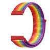 Strap-it® Strap-it Nylon horlogeband 20mm - universeel - regenboog Strap-it® Strap-it Nylon horlogeband 20mm - universeel - regenboog