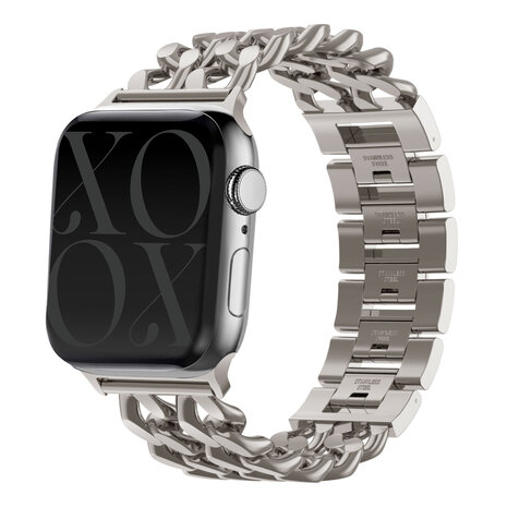 xoxo Wildhearts xoxo Wildhearts Apple Watch stalen bandje - Chain strap (starlight) - 38/40/41/42mm