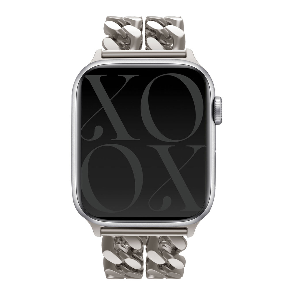xoxo Wildhearts xoxo Wildhearts Apple Watch stalen bandje - Chain strap (starlight) - 38/40/41/42mm