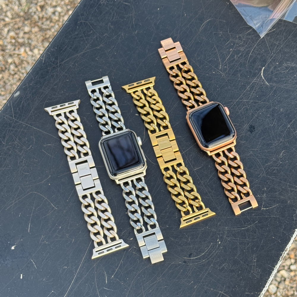 xoxo Wildhearts xoxo Wildhearts Apple Watch stalen bandje - Chain strap (starlight) - 38/40/41/42mm