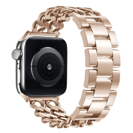 xoxo Wildhearts xoxo Wildhearts Apple Watch stalen bandje - Chain strap (rose gold) - 38/40/41/42mm xoxo Wildhearts xoxo Wildhearts Apple Watch stalen bandje - Chain strap (rose gold) - 38/40/41/42mm