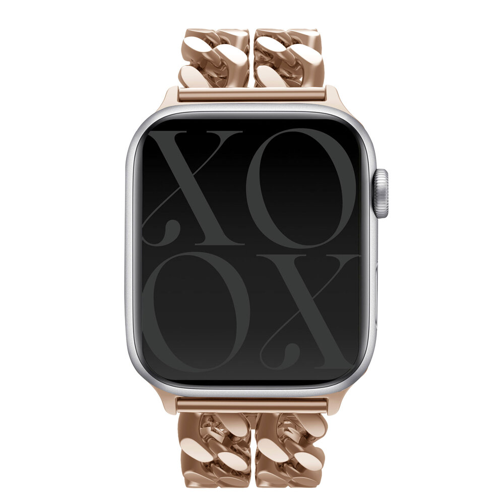 xoxo Wildhearts xoxo Wildhearts Apple Watch stalen bandje - Chain strap (rose gold) - 38/40/41/42mm xoxo Wildhearts xoxo Wildhearts Apple Watch stalen bandje - Chain strap (rose gold) - 38/40/41/42mm