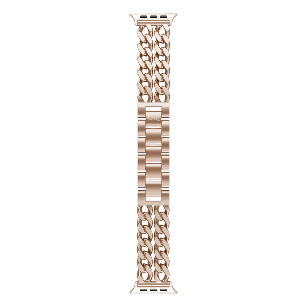xoxo Wildhearts xoxo Wildhearts Apple Watch stalen bandje - Chain strap (rose gold) - 38/40/41/42mm xoxo Wildhearts xoxo Wildhearts Apple Watch stalen bandje - Chain strap (rose gold) - 38/40/41/42mm