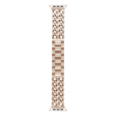 xoxo Wildhearts xoxo Wildhearts Apple Watch stalen bandje - Chain strap (rose gold) - 38/40/41/42mm xoxo Wildhearts xoxo Wildhearts Apple Watch stalen bandje - Chain strap (rose gold) - 38/40/41/42mm