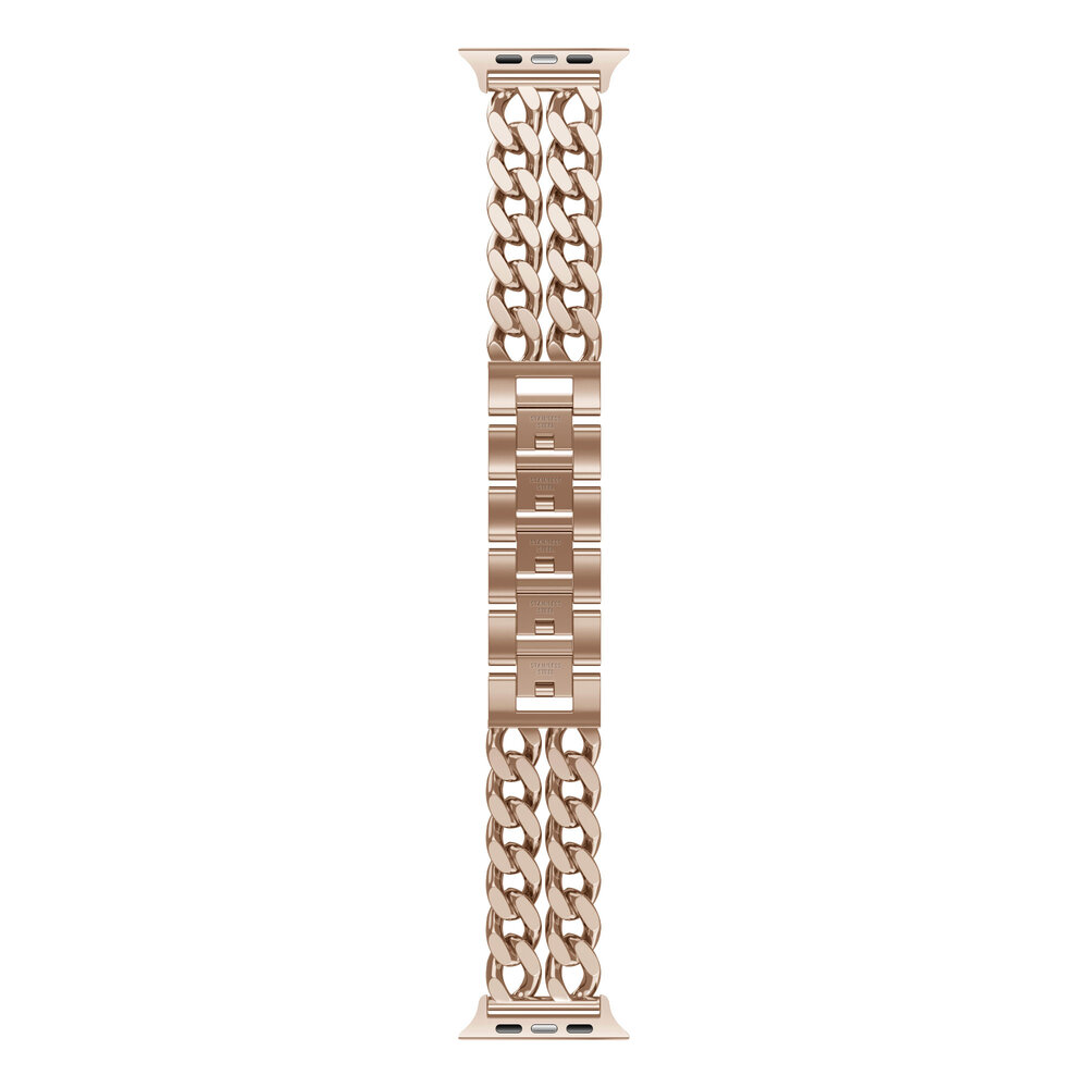 xoxo Wildhearts xoxo Wildhearts Apple Watch stalen bandje - Chain strap (rose gold) - 38/40/41/42mm xoxo Wildhearts xoxo Wildhearts Apple Watch stalen bandje - Chain strap (rose gold) - 38/40/41/42mm