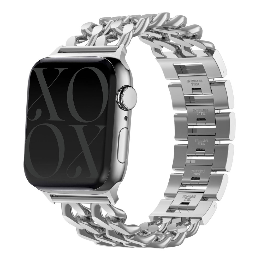 xoxo Wildhearts xoxo Wildhearts Apple Watch stalen bandje - Chain strap (silver) - 38/40/41/42mm