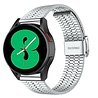 Strap-it® Strap-it Samsung Galaxy Watch 4 - 44mm roestvrij stalen band (zilver) Strap-it® Strap-it Samsung Galaxy Watch 4 - 44mm roestvrij stalen band (zilver)