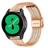 Strap-it® Strap-it Samsung Galaxy Watch 4 - 44mm roestvrij stalen band (rosé goud) Strap-it® Strap-it Samsung Galaxy Watch 4 - 44mm roestvrij stalen band (rosé goud)