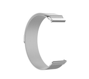 Strap-it® Milanese horlogeband 18mm universeel (zilver) Strap-it® Milanese horlogeband 18mm universeel (zilver)