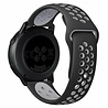 Strap-it® Strap-it Huawei Watch GT 4 - 41mm sport band - zwart/grijs Strap-it® Strap-it Huawei Watch GT 4 - 41mm sport band - zwart/grijs