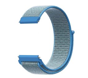 Strap-it® Withings ScanWatch 2 - 38mm nylon band (blauw)