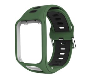 Strap-it® TomTom Adventurer sport gesp bandje (groen/zwart) Strap-it® TomTom Adventurer sport gesp bandje (groen/zwart)