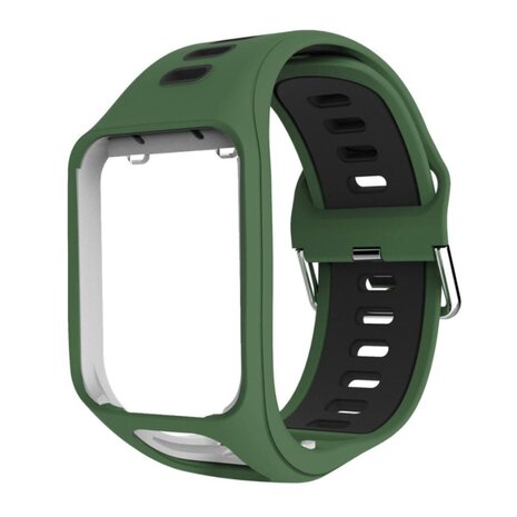 Strap-it® Strap-it TomTom Golfer 2 sport gesp bandje (groen/zwart)
