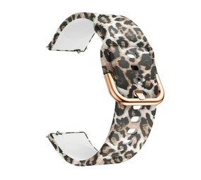 Strap-it® Huawei Watch GT 2 42mm Lucky Leopard siliconen bandje
