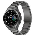 Strap-it® Strap-it Samsung Galaxy Watch 4 Classic 46mm titanium bandje (grafiet)