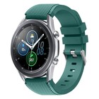 Strap-it® Strap-it Samsung Galaxy Watch 3 45mm siliconen bandje (dennengroen)