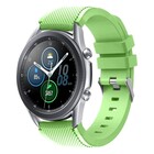 Strap-it® Strap-it Samsung Galaxy Watch 3 45mm siliconen bandje (lichtgroen)