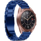 Strap-it® Strap-it Samsung Galaxy Watch 3 stalen band 41mm (blauw)