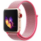 Strap-it® Strap-it Apple Watch nylon loop band (roze)