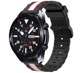 Strap-it® Samsung Galaxy Watch 3 Special Edition band 45mm (zwart/wit)