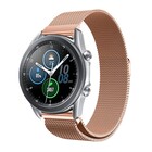 Strap-it® Strap-it Samsung Galaxy Watch 3 Milanese band 45mm (rosé goud)