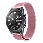 Strap-it® Strap-it Samsung Galaxy Watch 3 Milanese band 45mm (roze)