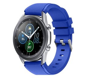 Strap-it® Samsung Galaxy Watch 3 45mm siliconen bandje (blauw)