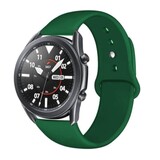 Strap-it® Samsung Galaxy Watch 3 sport band 45mm (legergroen)