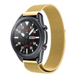Strap-it® Samsung Galaxy Watch 3 Milanese band 45mm (goud) Strap-it® Samsung Galaxy Watch 3 Milanese band 45mm (goud)